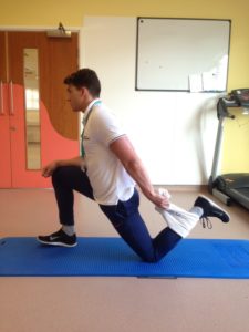 A rec fem stretch is part of the stretching programme for sciatica relief. It is an effective addition to a stretches for sciatica programme